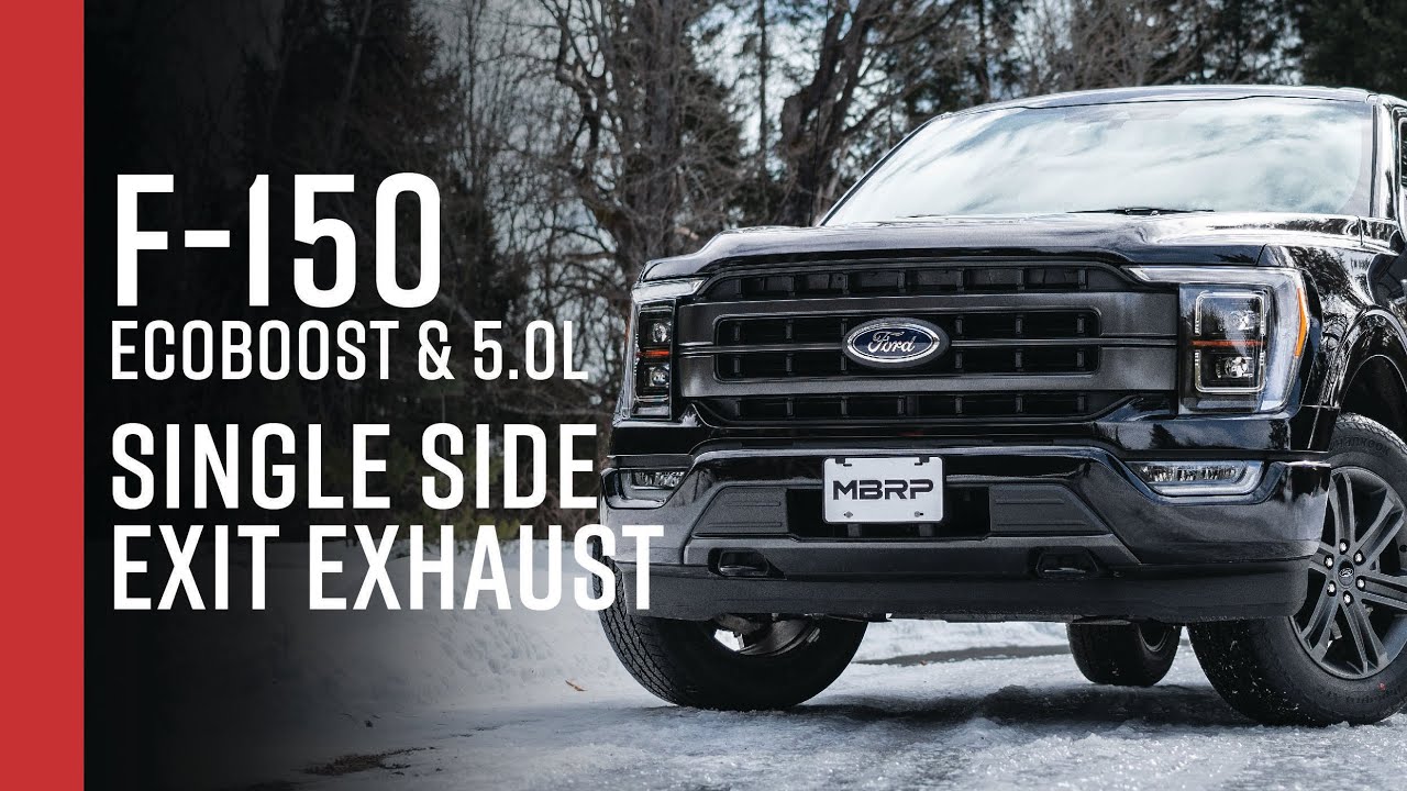 2021+ FORD F-150 5.0L, 3.5L and 2.7L // MBRP 3” Cat-Back, Single Side Exit Exhaust Overview