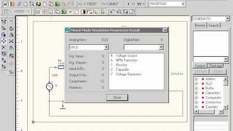 How to open Mixed Mode Simulator
