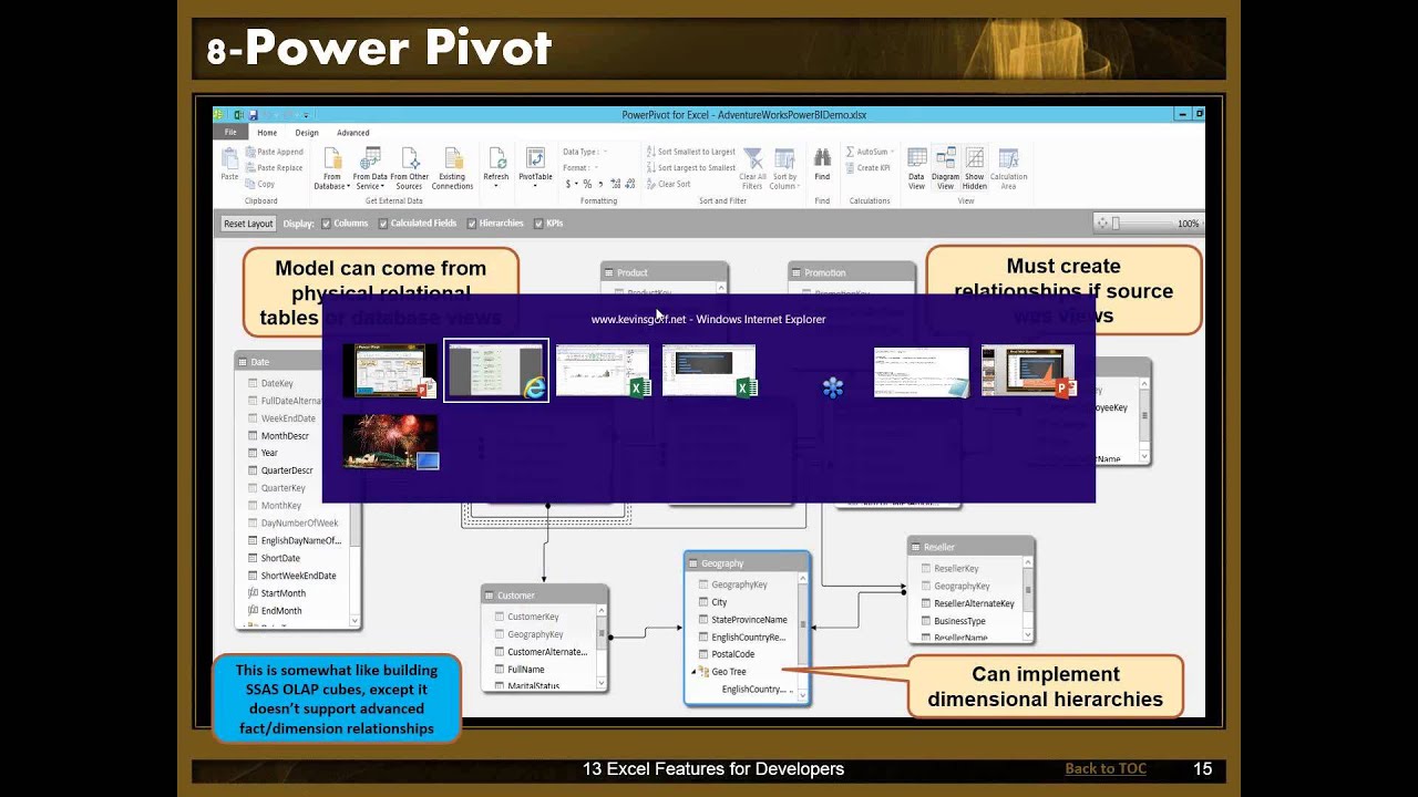 The 13 Excel features that Database developers should know about - YouTube