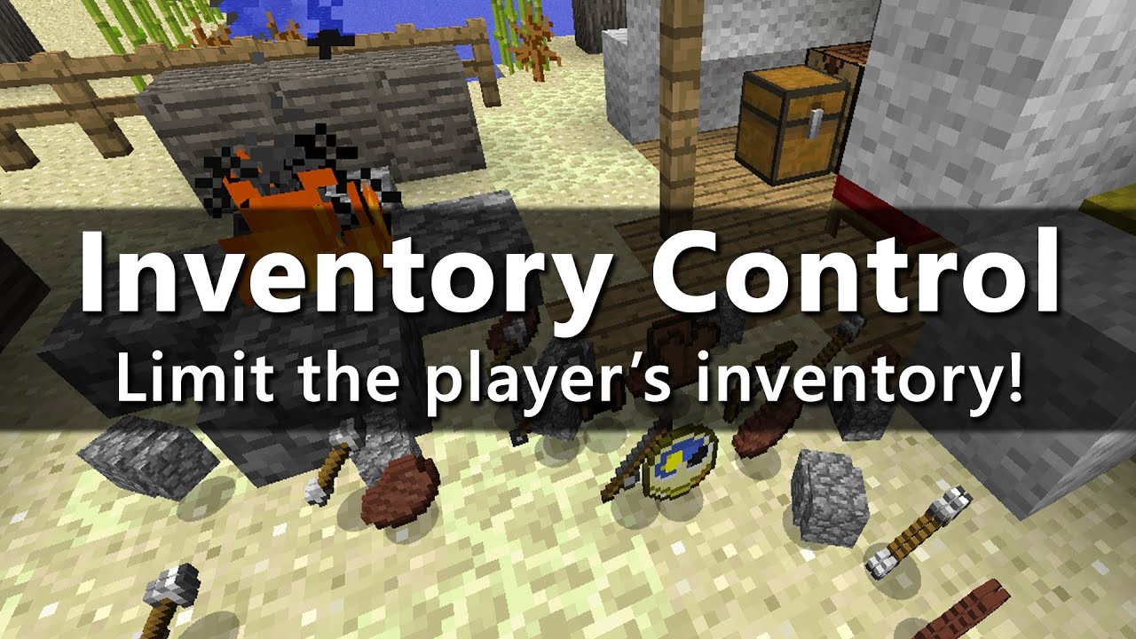 How To Reduce Inventory Slots In Minecraft Proof Of Concept Youtube