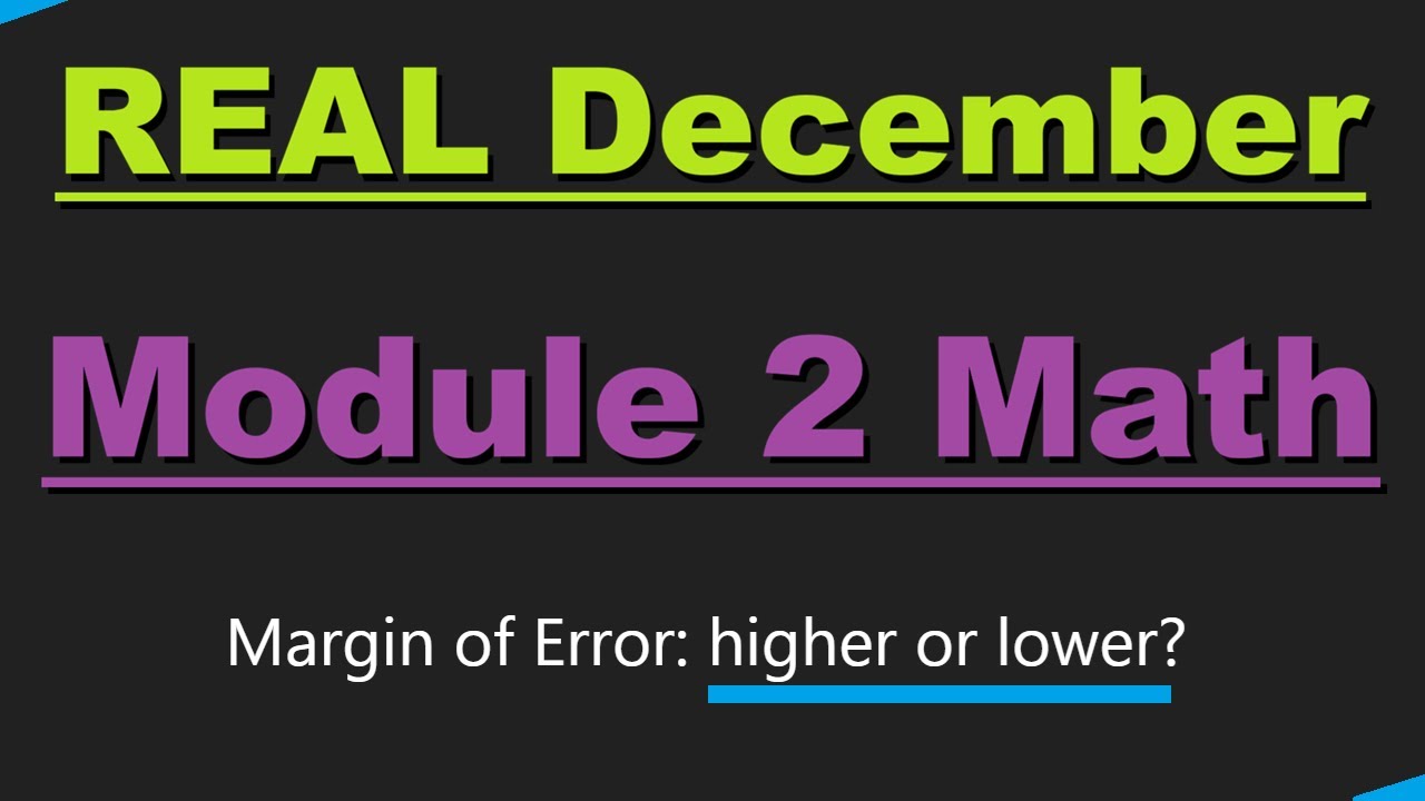 BEST Math Module 2 Questions | December SAT - YouTube