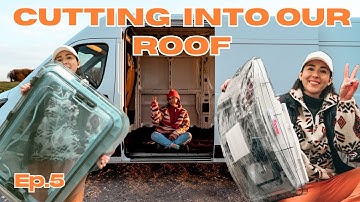 MaxxFan Deluxe & Skylight Installation | Essential Van Build Ventilation Upgrade Peugeot Boxer