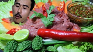 Wow Thai Beef Salad beef wellington sauce eating food beef