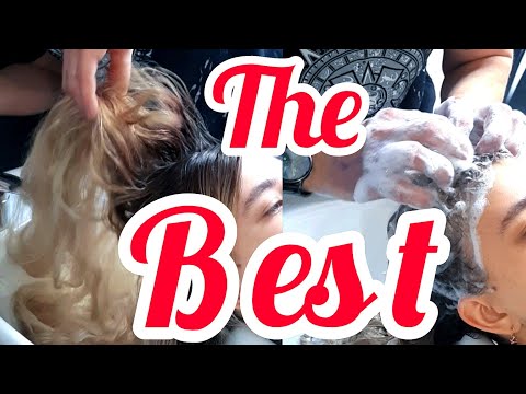 ASMR | The best Relaxing Head Massage with Spa Care | Relaxing Videos with spa Shampoo sounds