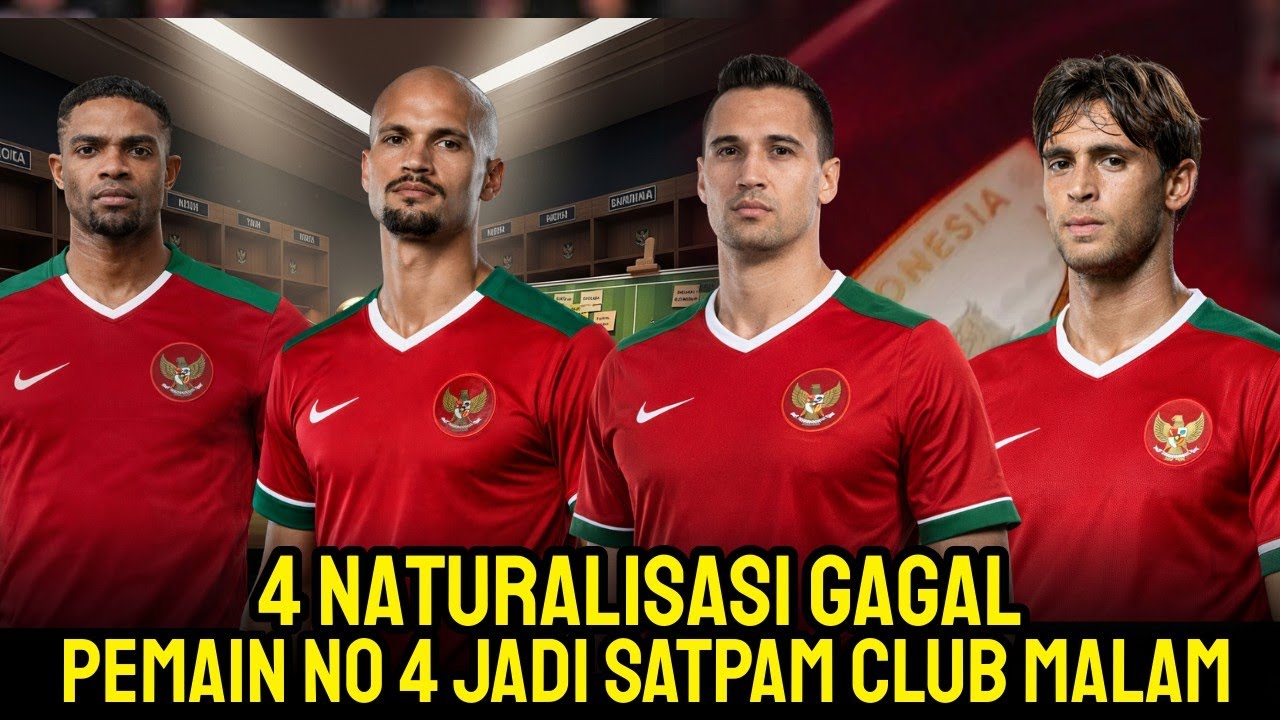 4 NATURALISASI GAGAL! Mereka Pernah Bela Timnas Indonesia,Tapi Karirnya Berakhir Tragis