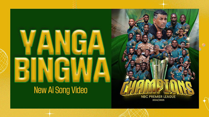 YANGA BINGWA - New Ai Song