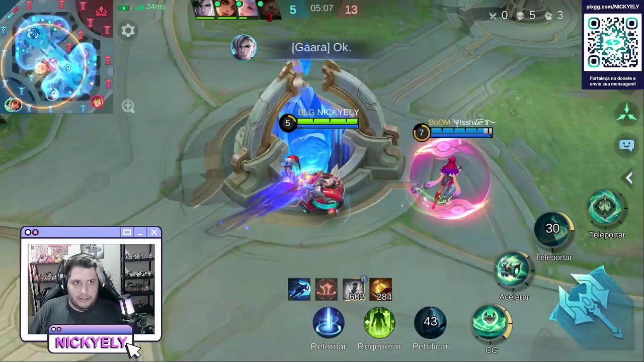 AO VIVO MOBILE LEGENDS BANG BANG (MLBB) - NICKYELY