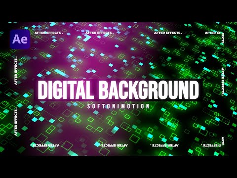 How to Make a Futuristic Digital Background Animation in After Effects Tutorial