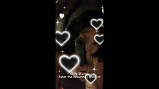 Chris Brown Under The Influence Sped Nd Low Pitched