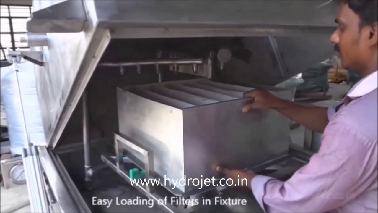 air filters for ahu Industrial AHU Filter Cleaning Machine CT