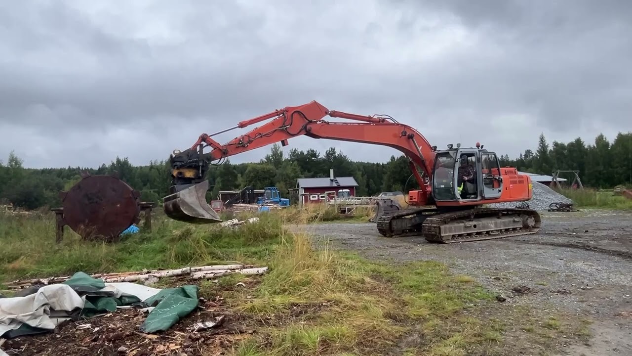 Bandgrävare  Hitachi ex 215 LC