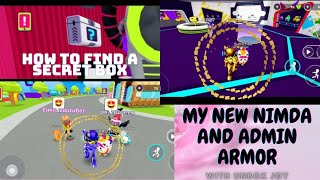 NEW NIMDA AND ADMIN ARMOR REVIEW IN PK XD || 500K CLOTHES || SECRET BOX PK XD NEW UPDATE ||UNBOX JOY