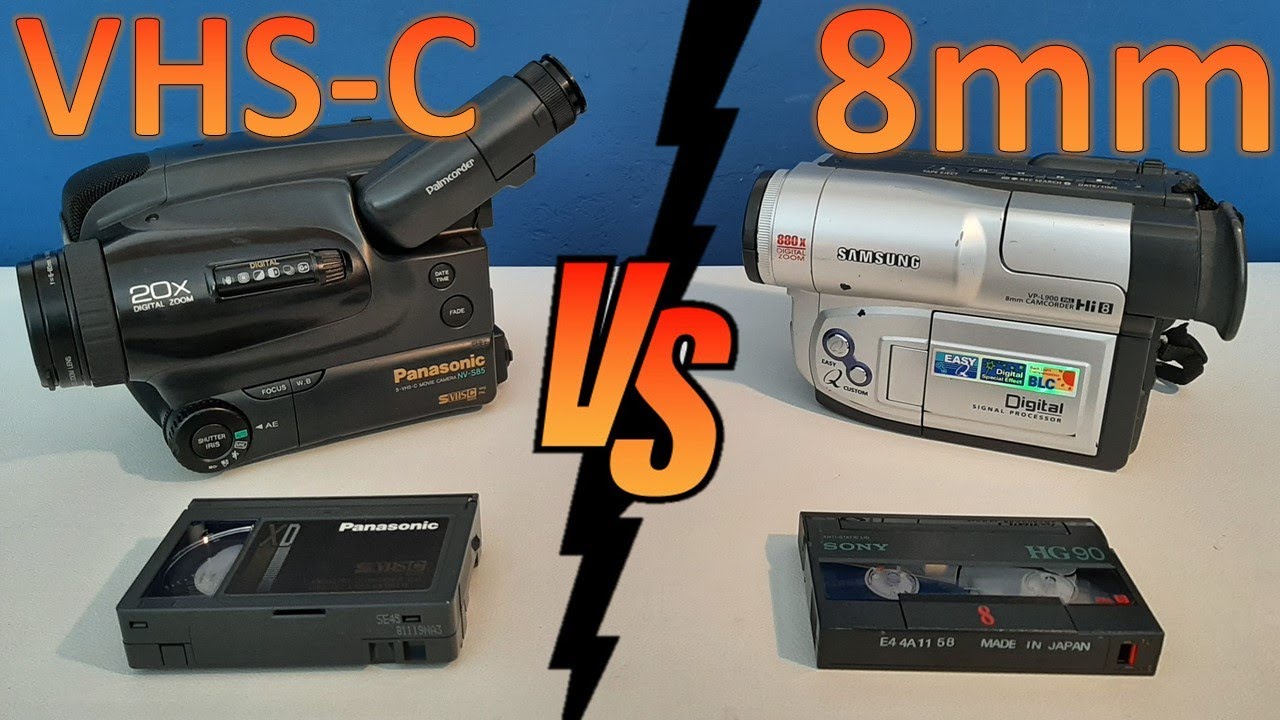Videocamere a Confronto - PT1 - VHS-C vs 8mm