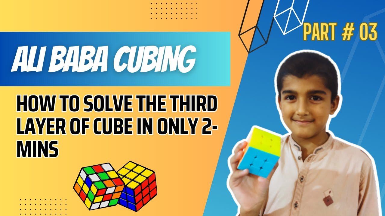 How to solve a cube | How to solve the third layer of a 3x3Rubik's cube ...
