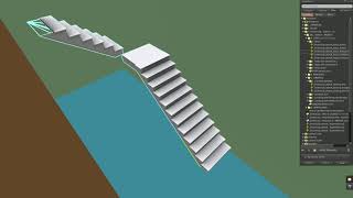 Second Life Building : ZimberLab Stairs A - Part 3