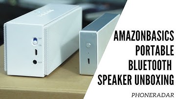 AmazonBasics Portable Bluetooth Speaker Unboxing & Xiaomi Comparison