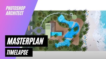 Rendering an architectural master plan | TIME LAPSE
