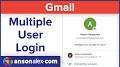 Video for Gmail login different user temporary