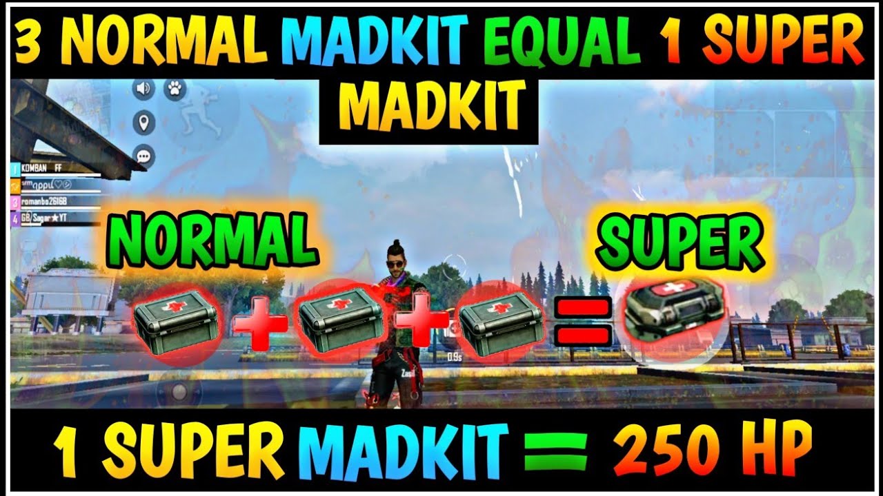 Free Fire New Super Madkit Test | Super Madkit Free Fire | Super Madkit ...