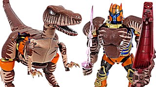 Transformers Masterpiece Beast Wars Dinobot dinosaur robot appeared! | DuDuPopTOY screenshot 5