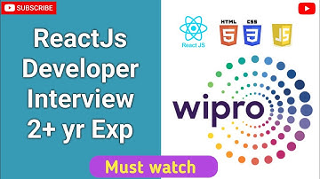 Wipro reactjs interview 2023 | 2+ experience | front end developer | selected 🎉 | #wipro #reactjs