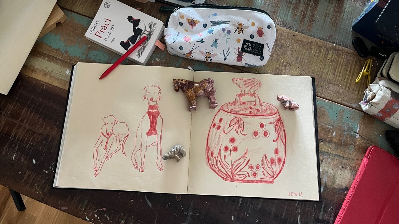 RED PENCIL - My Simple Trick to Get Back Into Drawing