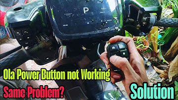 Ola s1 pro Gen 2 Power button problem