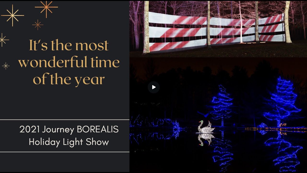 2021 Journey BOREALIS Holiday Light Show at Pyramid Hill Sculpture Park