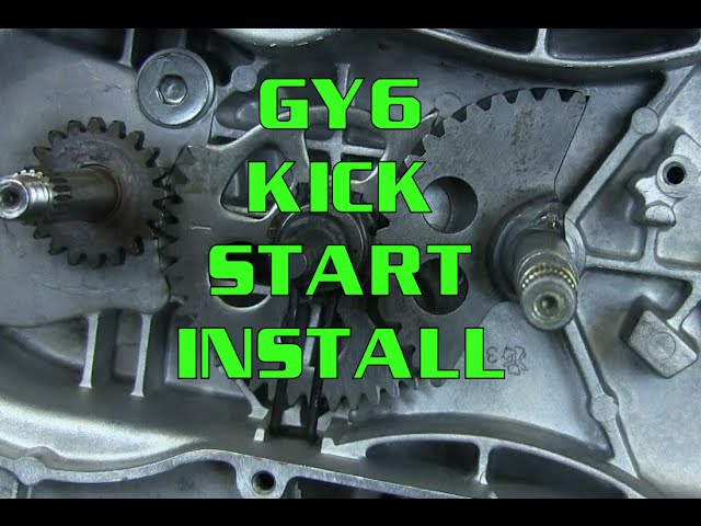 How-To : GY6 125 / 150 Kick Start Gear Installation (Scooter, Kart
