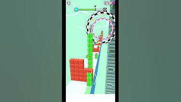 Cube Surfer Gameplay- Voodoo Game #shorts