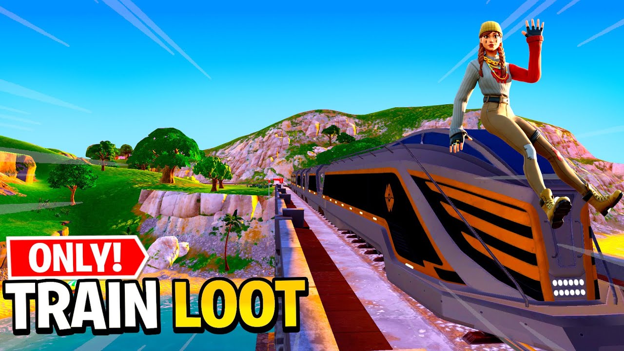 The TRAIN LOOT *ONLY* Challenge in Fortnite!