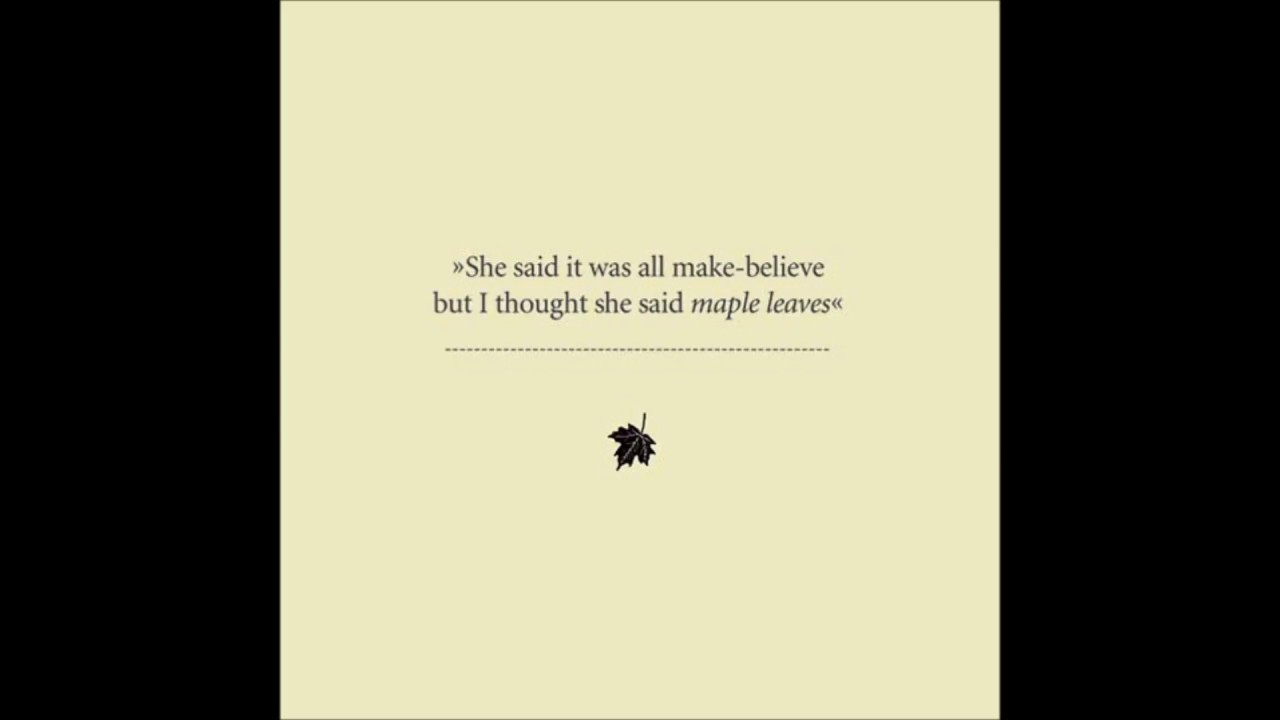 Jens Lekman - Maple Leaves