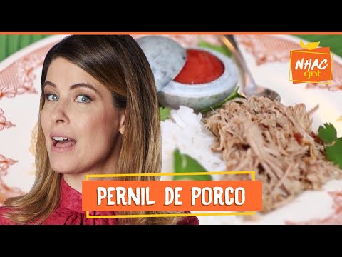 Aprenda a fazer um pernil assado #Receitas. 