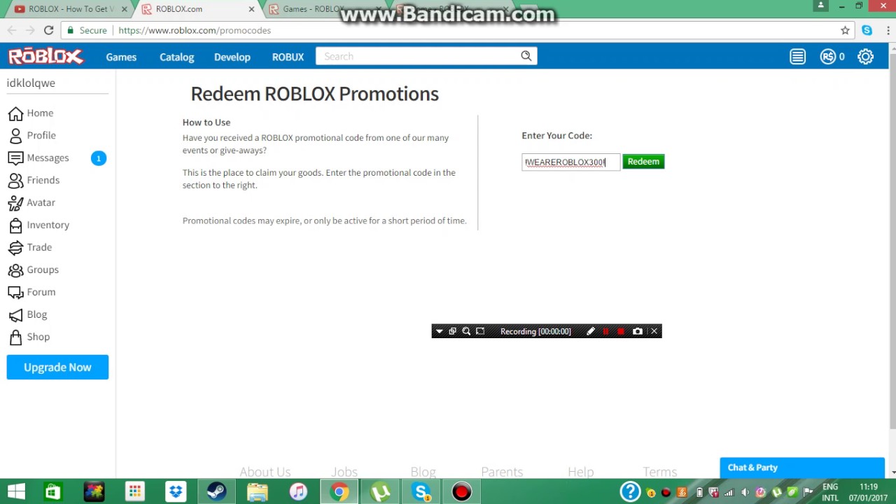 Roblox visor code