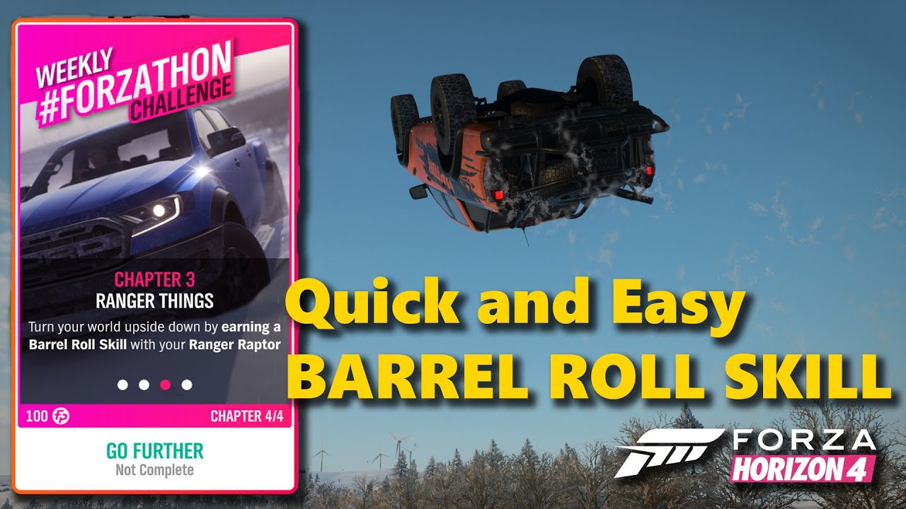 How to earn Barrel Roll Skill in Forza Horizon 5 