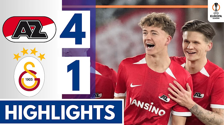 AZ Alkmaar vs Galatasaray 4-1 | All GOALS & Extended HIGHLIGHTS/ÖZET | UEFA Europa League!