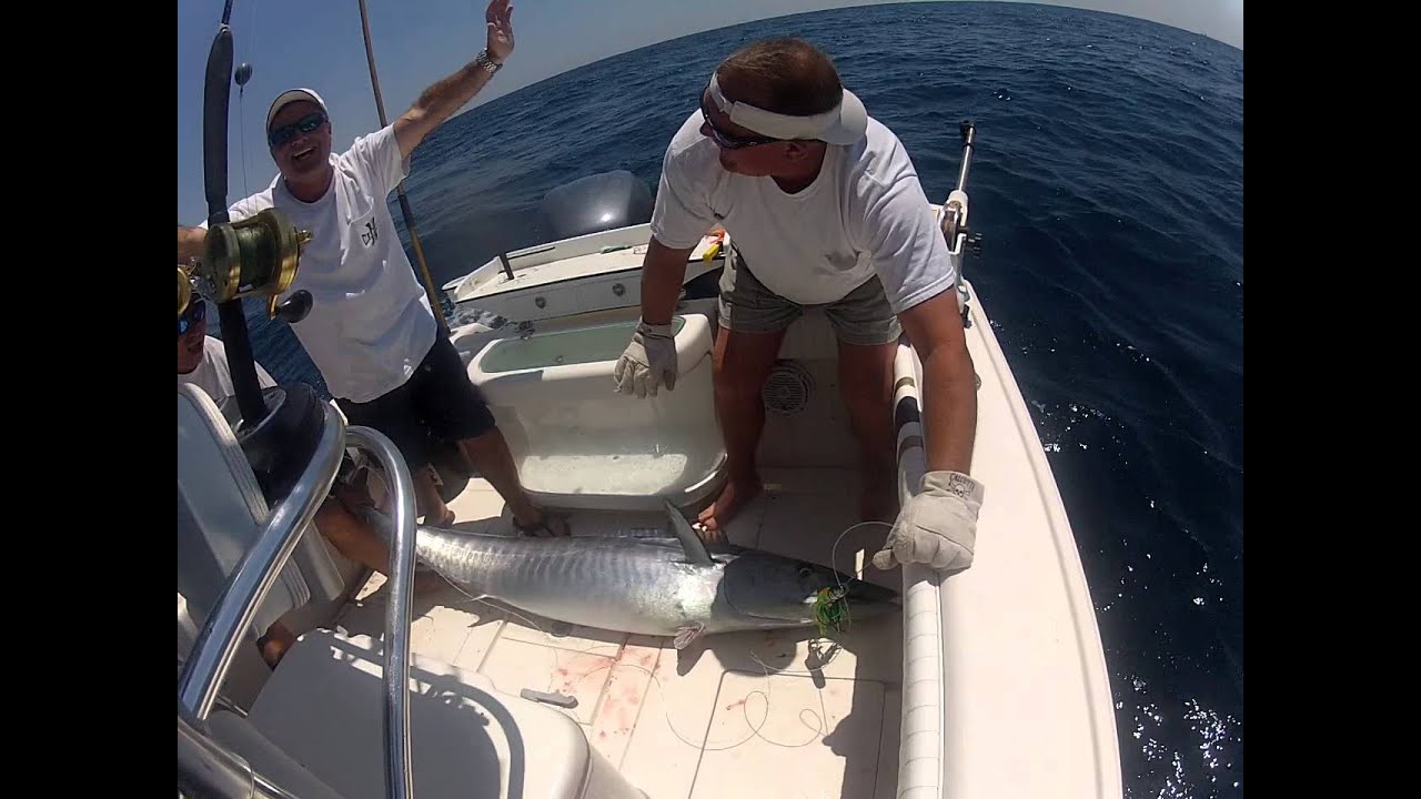 Monster Wahoo in the Gulf of Mexico on the Deep Blue.MP4 YouTube