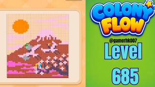 Colony Flow Level 685 Walkthrough Solution 