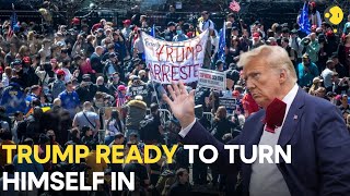 Donald Trump Surrender Live: Trump turns himself in for processing after Georgia indictment | WION