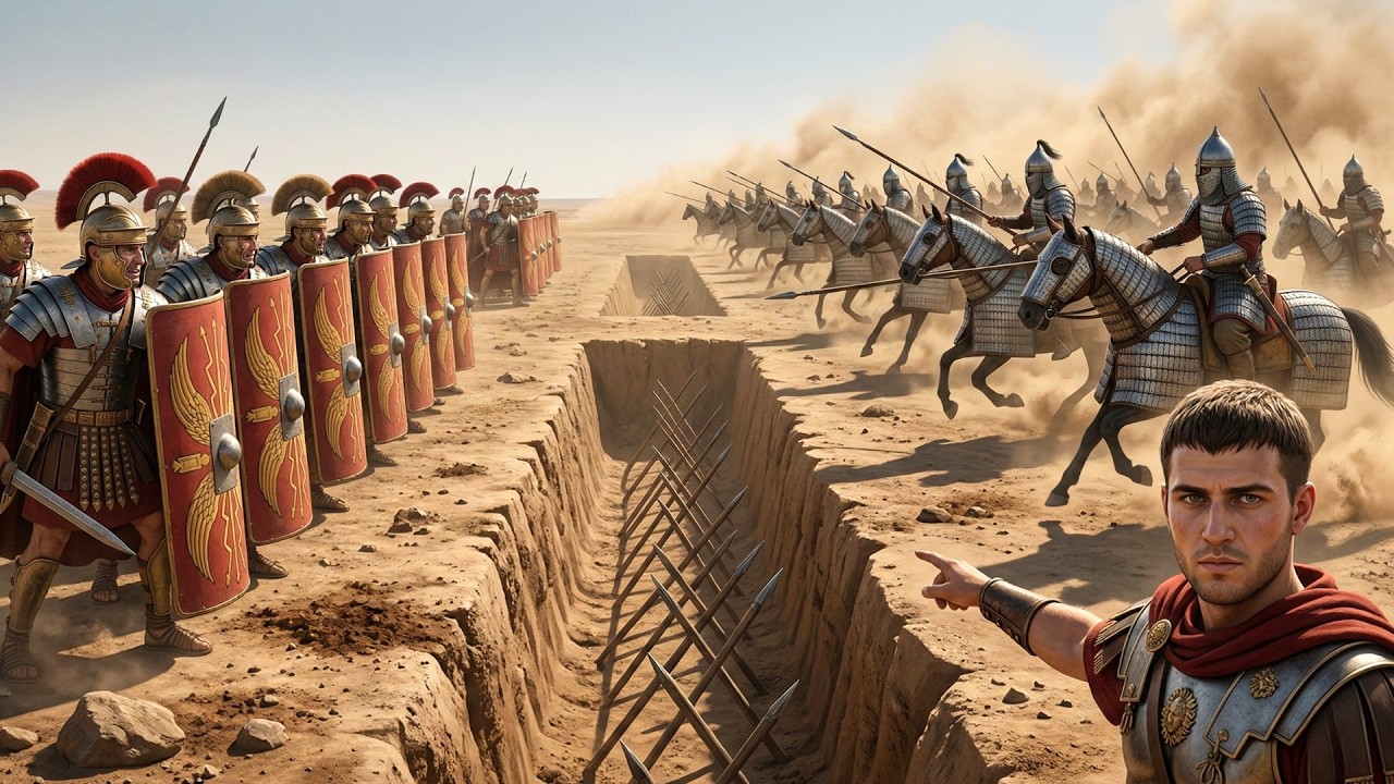 Římský génius, který porazil 50 000 Peršanů pouze ZEMÍ | Bitva u Dary