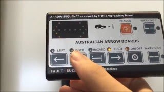 Australian ArrowBoards AB-40 Quick Demonstration