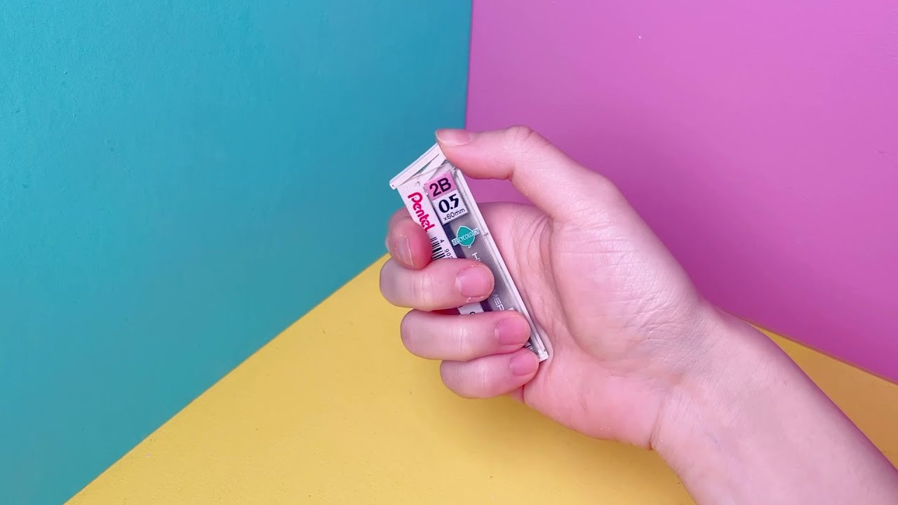 How To Open A Mechanical Pencil Leads Box • How To Do Shit