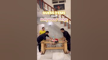 Guess items from Bollywood songs | fun games | party games | #kaptanofficial #games #bollywood