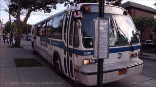 MTA Bus 1996 NovaBus RTS 9069 on the Q33 departing 82nd Street & 31st Avenue