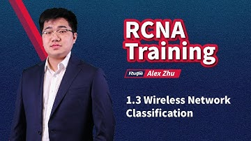 RCNA WLAN | Ruijie Training | 1.3 Wireless Network Classification
