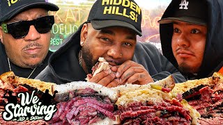 The We Starving Crew Took A Visit To Katzs Nyc For The Best Pastrami Sandwich In The World