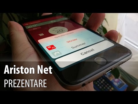 Ariston Net - Prezentare aplicație ce permite controlul centralei termice de la distanță