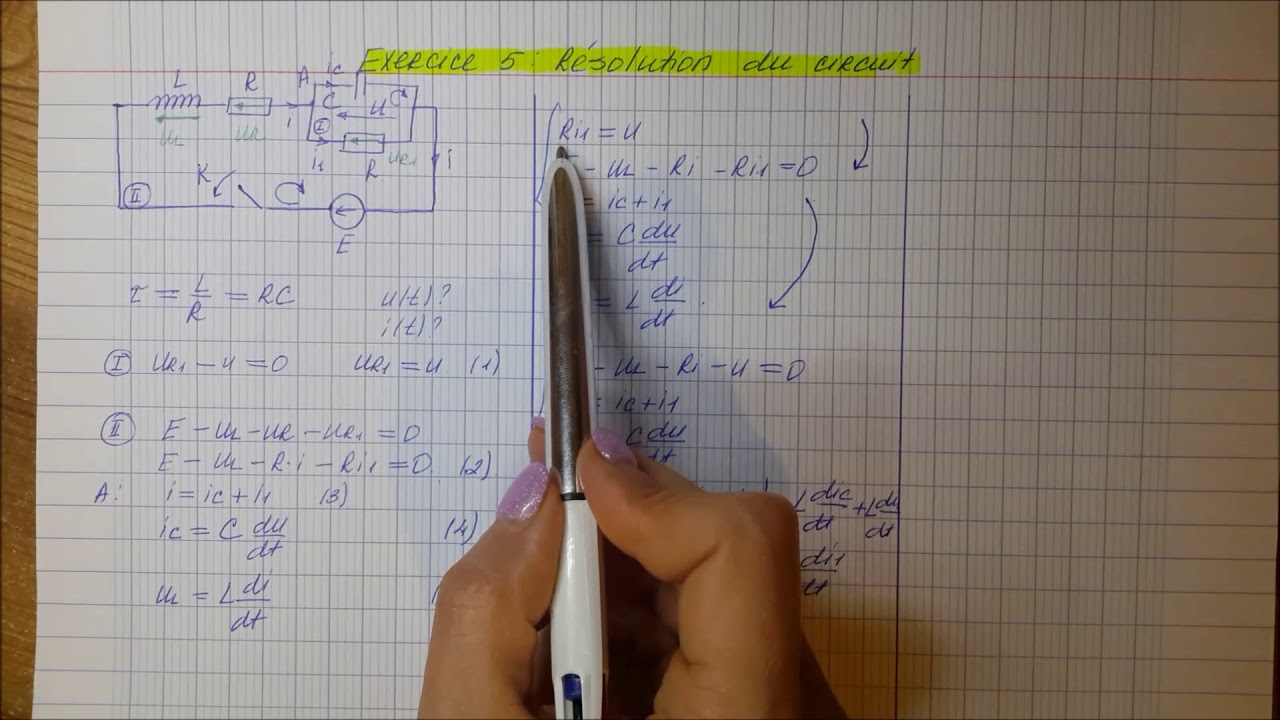 Exercice 5: Circuit électrique d'ordre 2