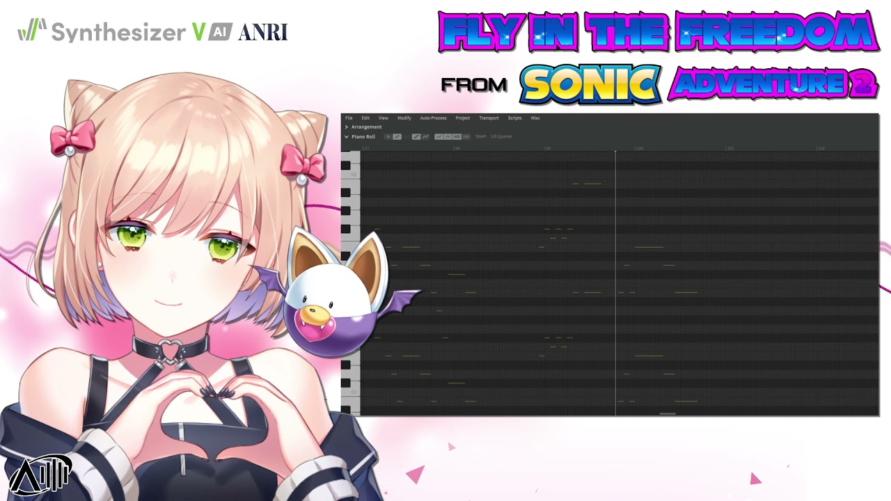 Synthesizer V AI ANRI Fly In The Freedom (Sonic Adventure 2
