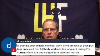 LIVE Q &amp; A - May 10th - Lee Hayward&#39;s Total Fitness Bodybuilding